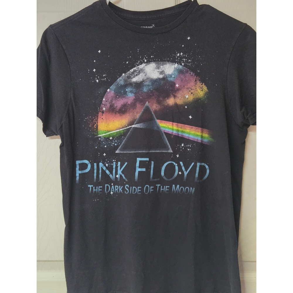 Pink Floyd Dark Side of the Moon Graphic T-Shirt Black Small 2021 Rock Band Tee